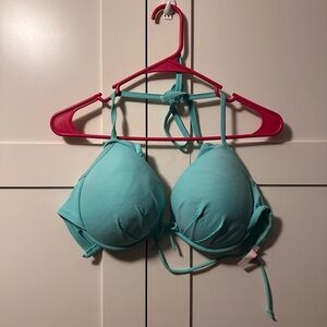 Victoria’s Secret Push-Up Aqua Halter Bikini Top
